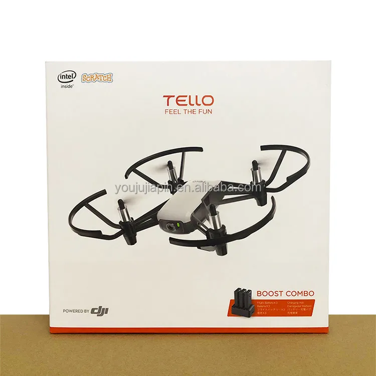 DJI Tello โดรนบังคับ HD WiFi FPV,เสาอากาศคู่รองรับการควบคุมแอปและ