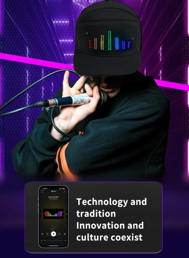 Trsaow Máscara LED Con Control Por App – 70 Imágenes, 45 Animaciones, DIY Y Ritmo Musical, 2074 Luces RGB