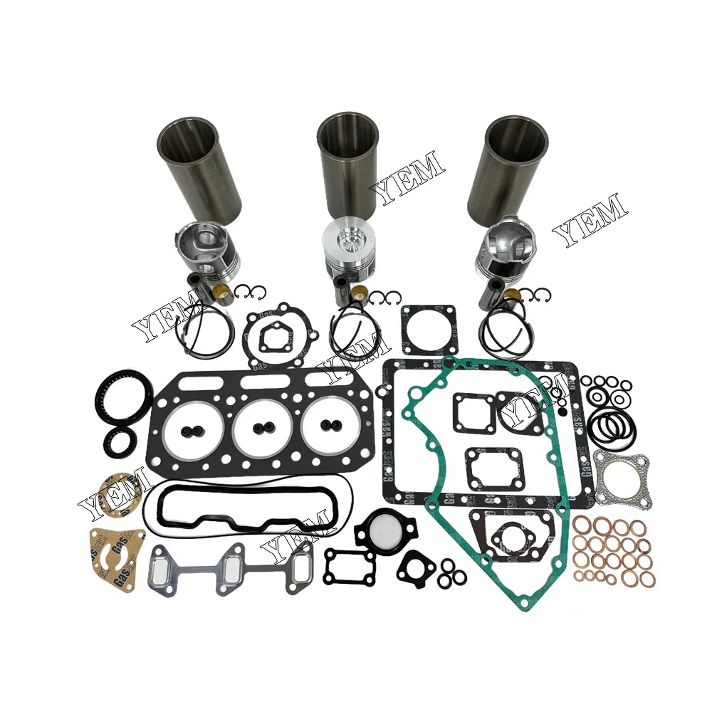 3T75HA Overhaul Kit With Gasket Set Compatible for Yanmar Engine Parts Stock Complete 6