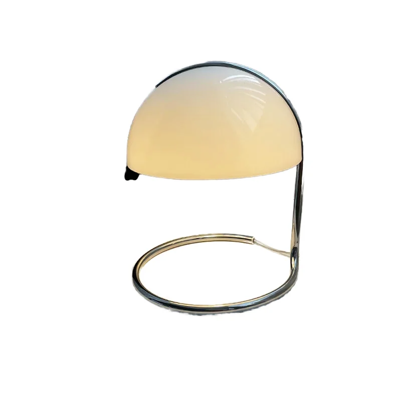 Bauhaus LED Desk Lamp Modern Mushroom Design Fireless Aromatherapy Nordic Style Glass Body for Bedroom Bedside Living Room