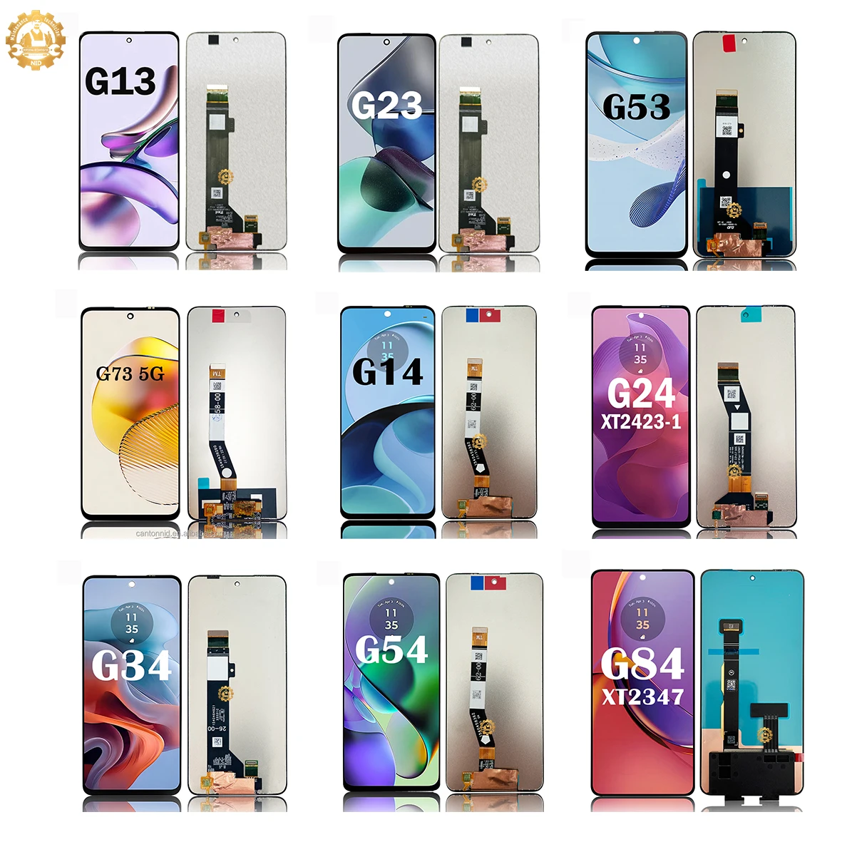 IYAiYO Écran Tactile LCD Incell Pour Motorola Moto G31/G41/G71 5G (XT2173-3, XT2167-2, XT2169-1) Avec Outils De Réparation - Noir