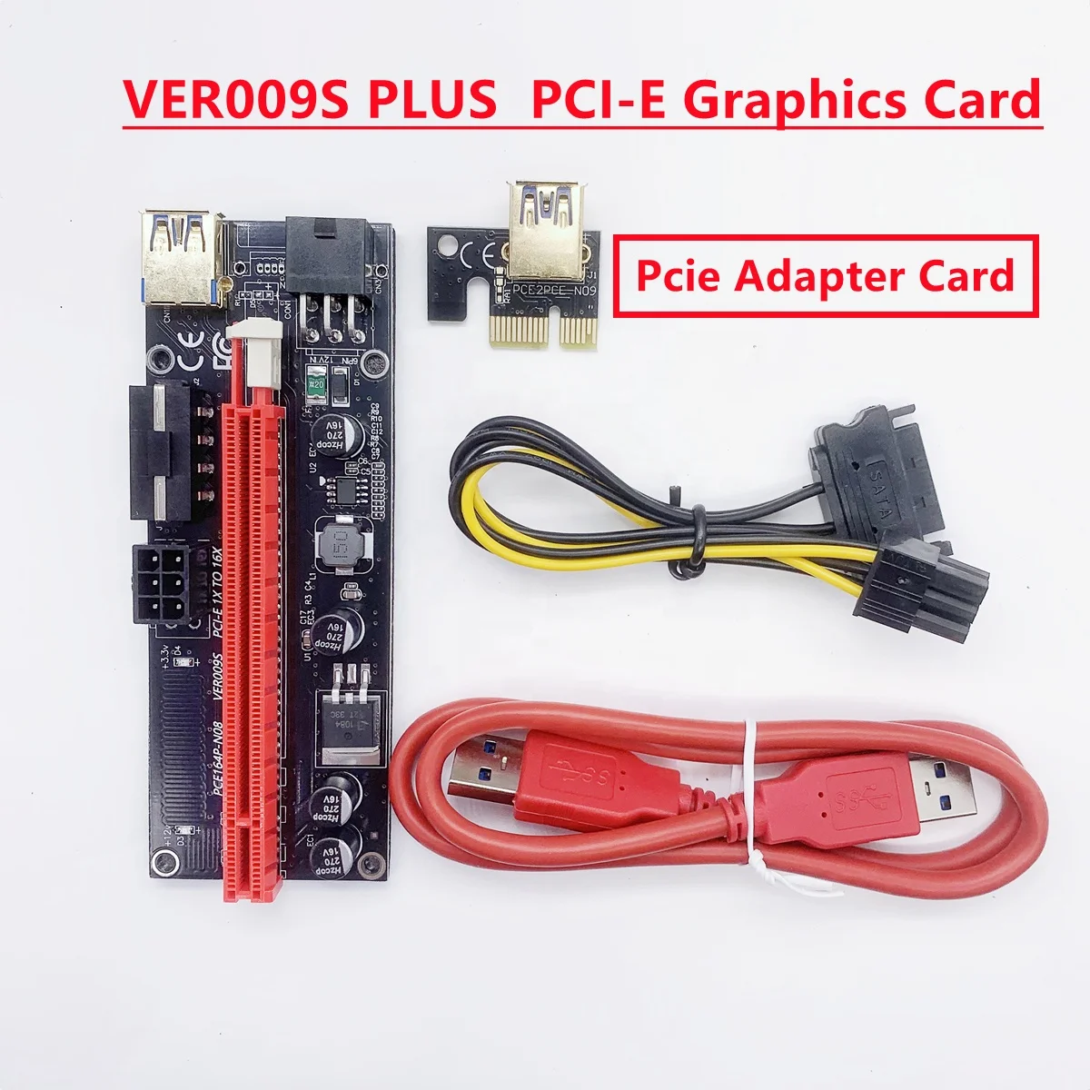 VER009S Plus PCI-E PCI Express 1X~16X 6個 Amazon.co.jp: VER009S PCI-E ライザーカード PCIe 1x から 16x