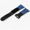 Blue nylon strap