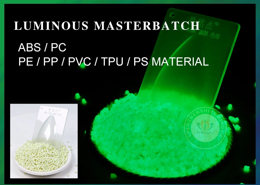 Plastic Photoluminescent Masterbatch Glow In The Dark Luminous ...