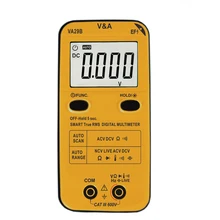VA29B Auto Range Digital DMM Multimeter TRMS 4000 Counts LCD DC AC Scan Voltage Tester Resistance Capacitance Hz Temperature