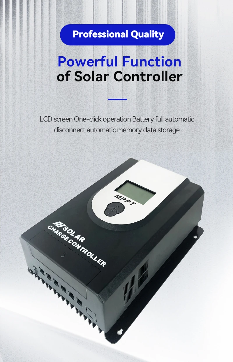 12/24v Mppt 10a-60a Solar Charge Controller Support Lead-acid Battery ...