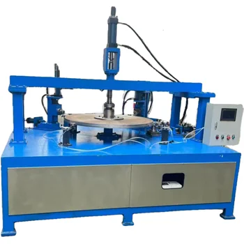 Electric lapping machine aluminium cookware line flange forming machine metal sheet cutting equipment