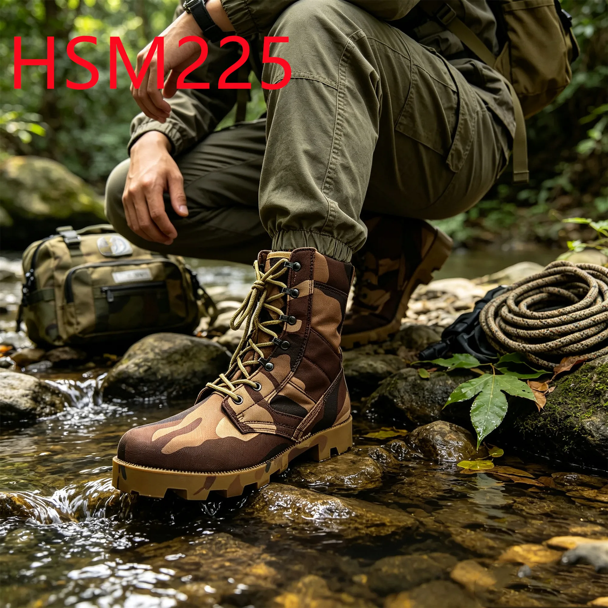 HY,Field Operation Belgian Jigsaw Camouflage Upper 8
