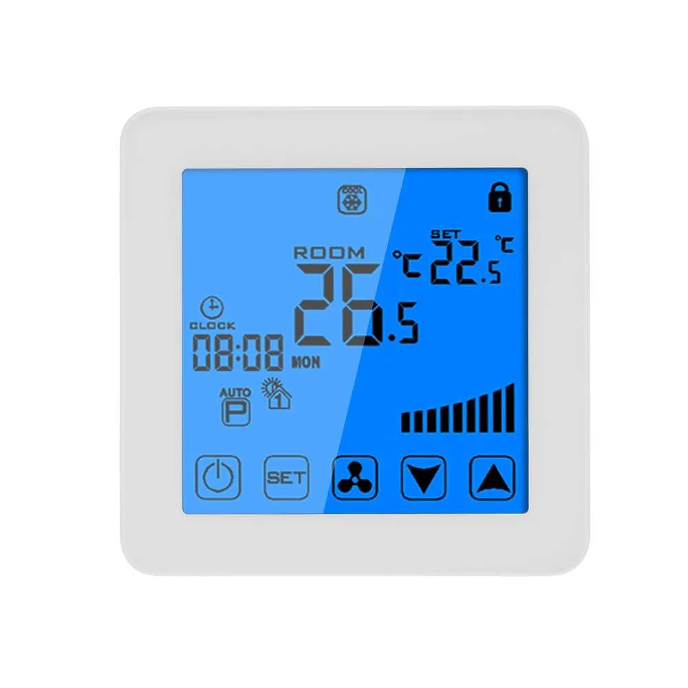 Modbus Rs485 Hvac Controller Digital Remote Control Central air Conditioner FCU Thermostat