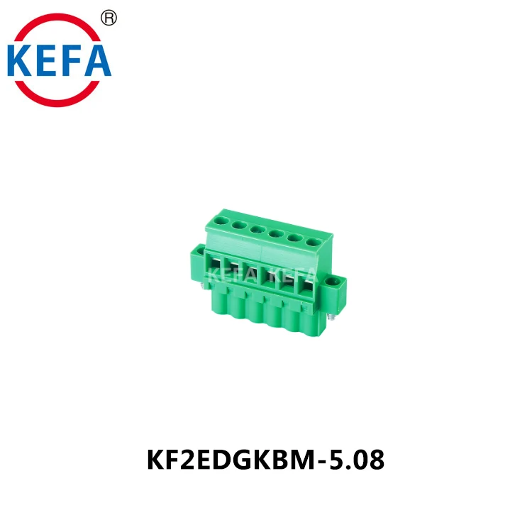 KF2EDGK-5.0 5.0mmピッチプラスチック中国供給パネルマウント着脱可能端子台メスおよびオス