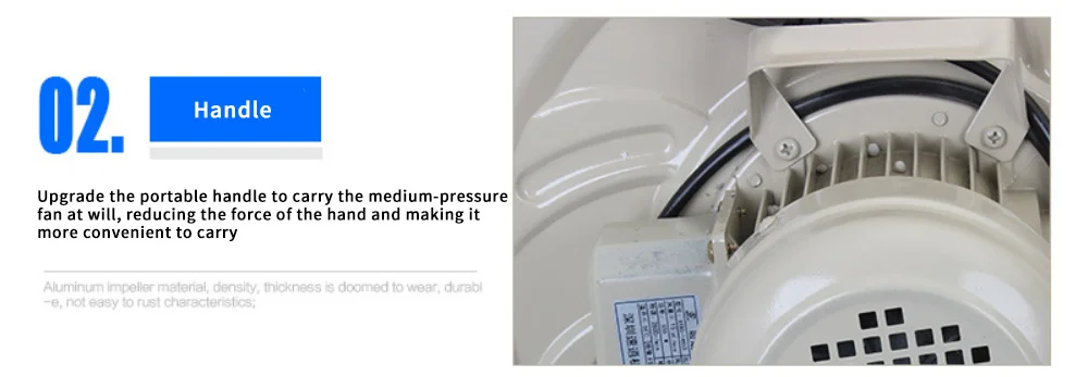Pressure Electric Air Blower, Centrifugal, Co2 - detail 10