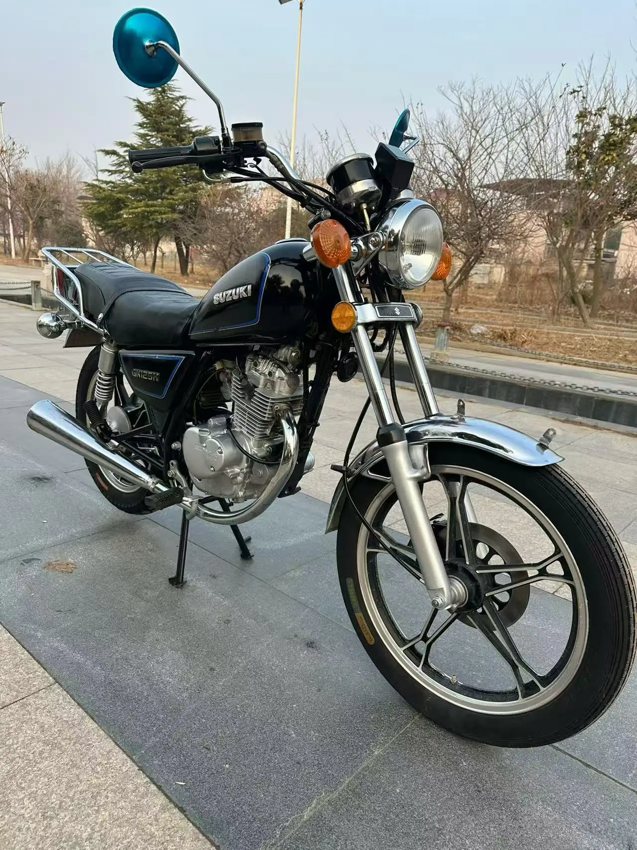 HAOJUE GN125 Second-Hand Street Bikes Commuter Suzuki Engine