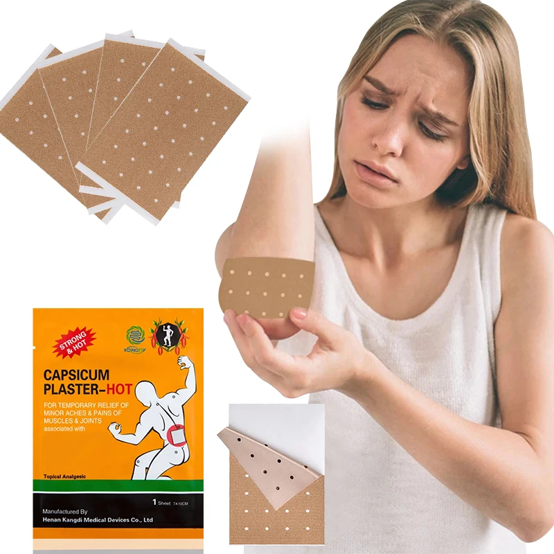 Factory Price Capsicum Pain  Patches Adhesive Capsicum  Capsaicin Plaster