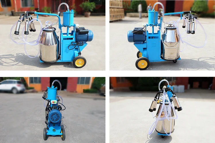 Factory direct selling milk bucket cow milking machine suppliers
