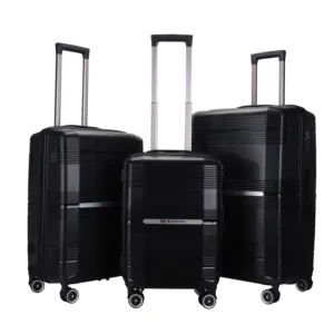 Hot Sale 20"/24"/28" Travel Trolley Bags Case Soft Luggage Set PP Material Good Safety Performance Luggage With Silent Wheels