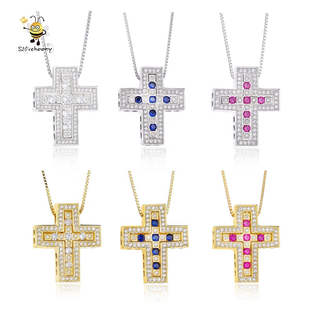 Slovehoony Gold 24k Jewelry Cross 