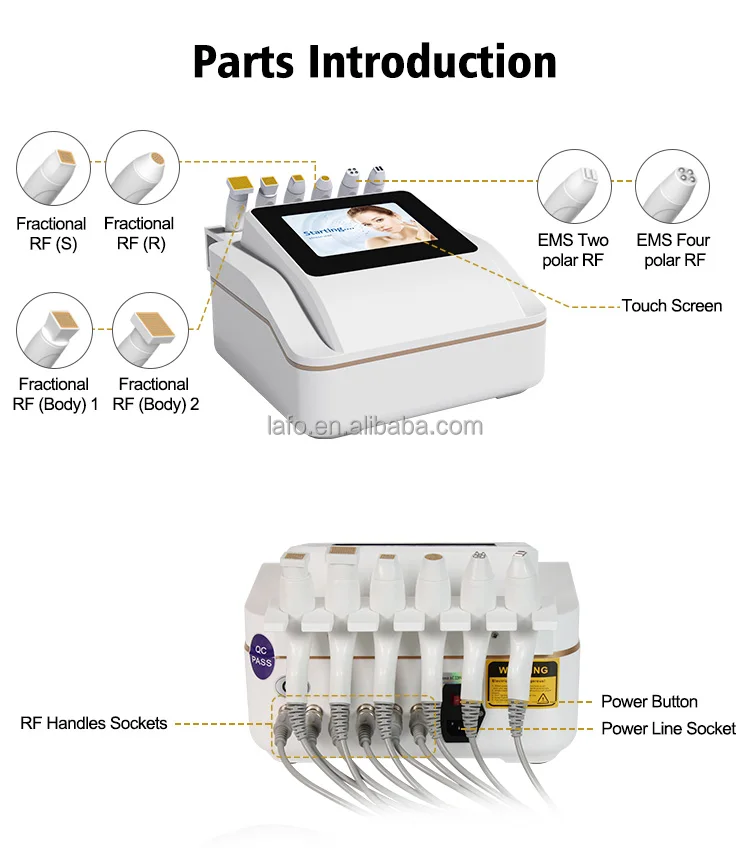 2 in 1 RF Wrinkle Remover Stretch Mark Removal Device Body Face Lift Skin Rejuvenation Rf Machine