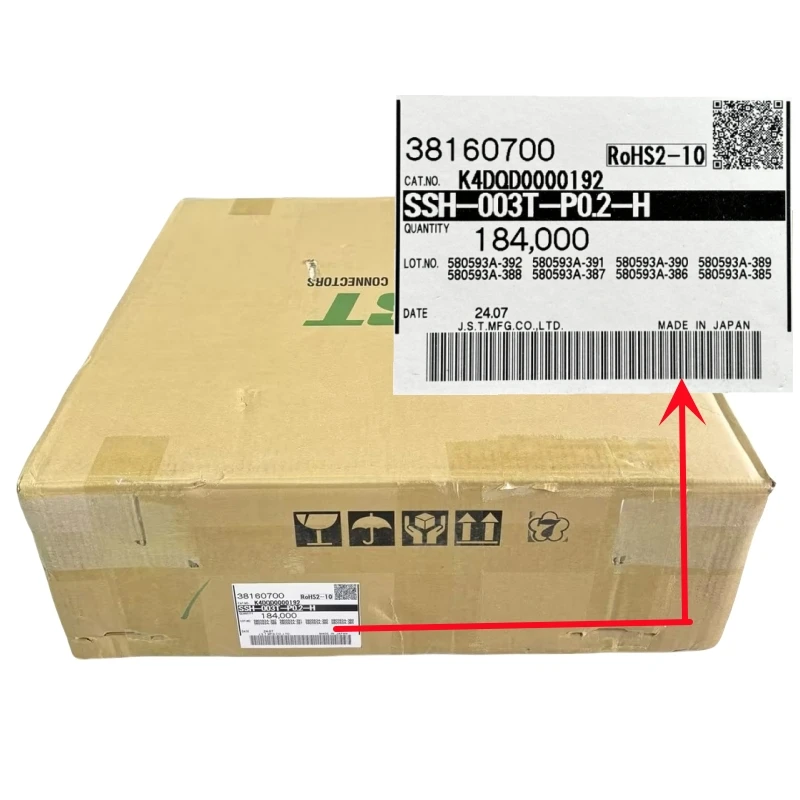 Original JST SH Terminal SSH-003T-P0.2 SSH-003T-P0.2-H Wire to