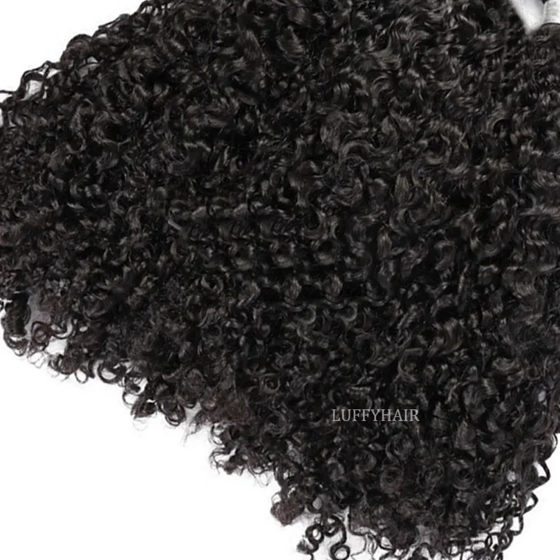 Brasiliano Sassy Curly Bulk Capelli Umani Per Intrecciatura 1/3 Pz/Lotto_voghion.com