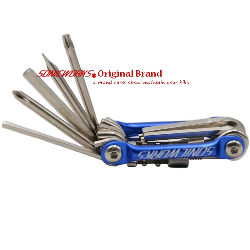 Cassetta Attrezzi Kit Attrezzi Per Riparazione Biciclette Cestello Valigia CASSETTA 28 Utensili Manutenzione Biciclette Bici