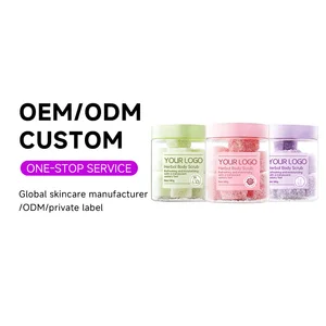 OEM ODM Skin Care Product Vitamin C E Facial Sugar Scrub Face Dark Spot Commercial Body Scrub Herbal Body Exfoliating Cream