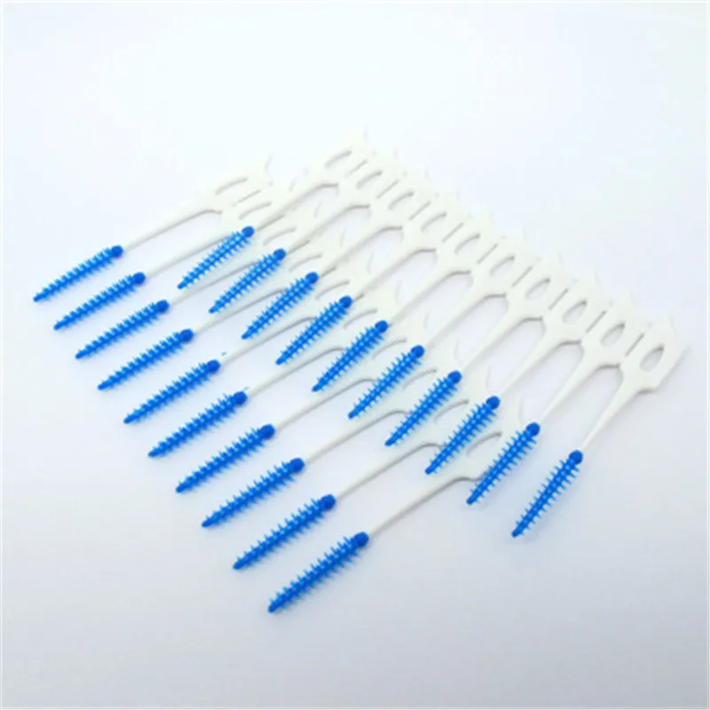 Щетка для межзубных принадлежностей Push-Pull 0 7 мм десен межзубные щетки Ортодонтическая проволочная щетка зубная ухода за полостью рта