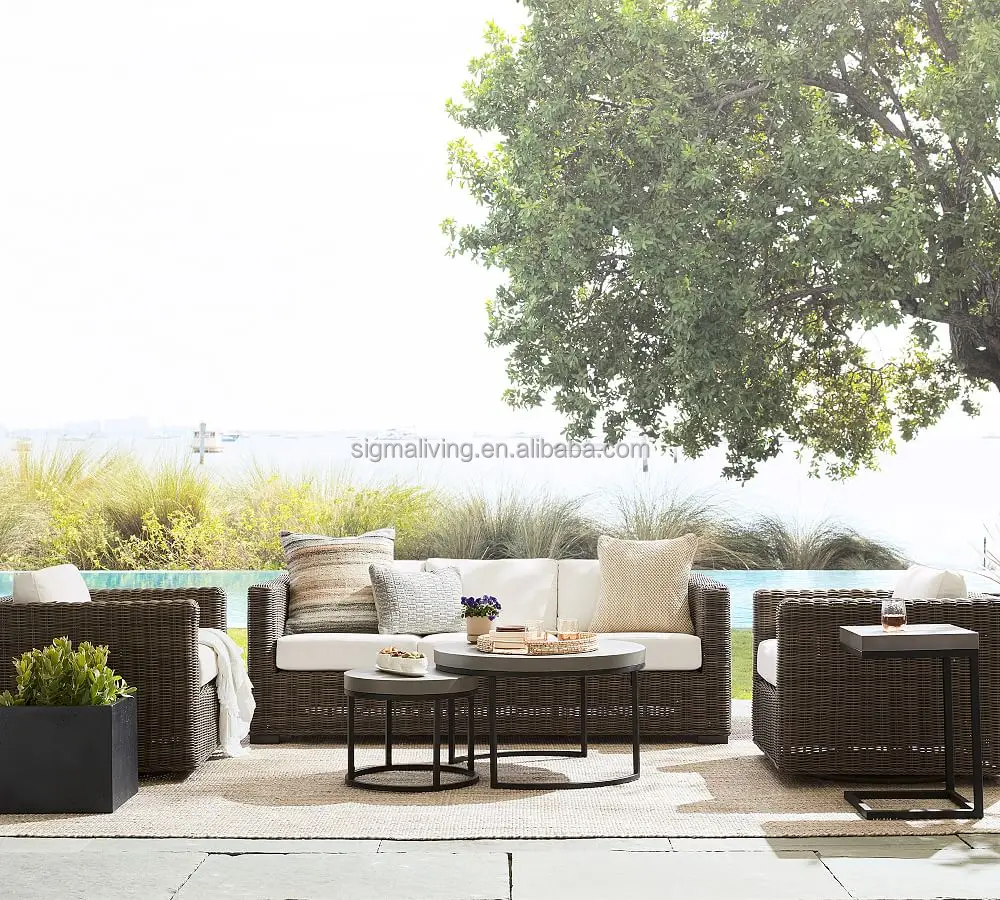 Round Nesting Coffee Tables patio furniture outdoor side table coffee console table