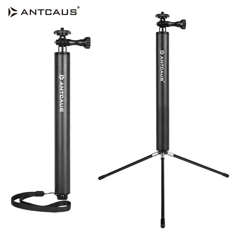 Source ANTCAUS Carbon Fiber Tripod Selfie Stick for Smartphone