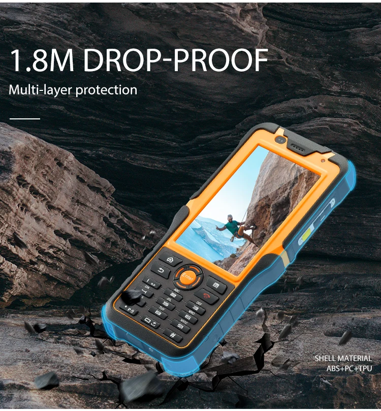 Hugerock S50 Rugged Handheld Pda Waterproof Industrial Mobile Android13
