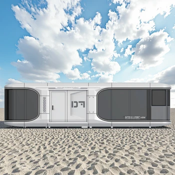 Luxury Prefabricated Steel Space Capsule Cabin Room Hotel Use Steel Structure