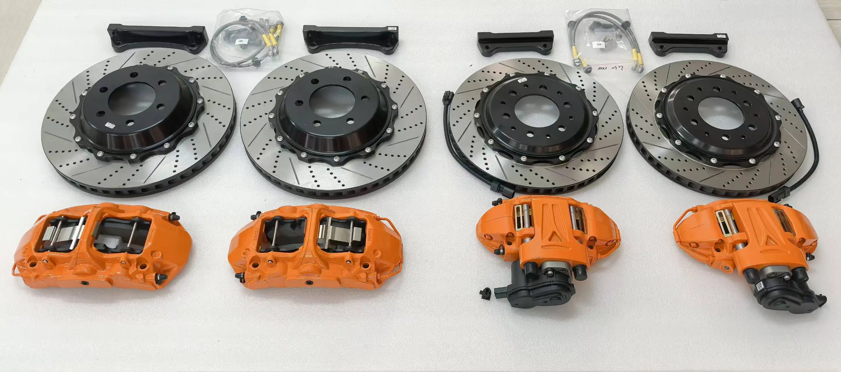 Jekit Racing Upgrade Brakes Big 380mm Brake Kit High Performance 6 Pot with 4 Pot GT6 EPB for 2021 Ram Truck TRX Custom Aluminum