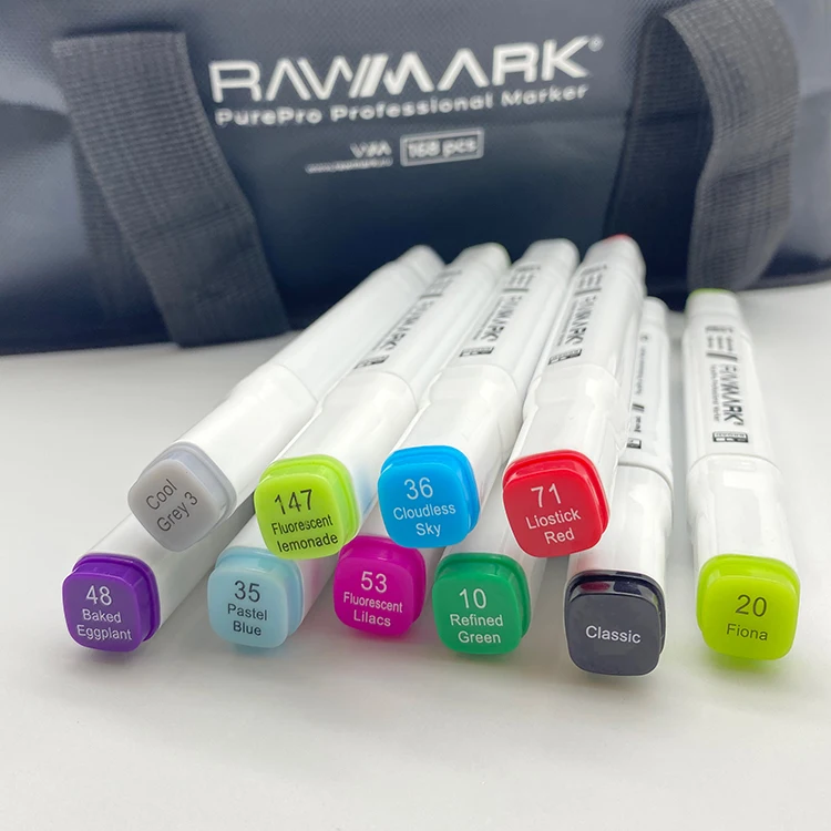 Factory Cheapest Dual Tip Alcohol Based Ink Markers Pen Set For Artist