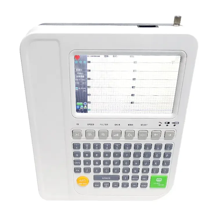 Hot sell factory price Medical Portable 12 Channel Ecg Ekg Machine Digital Electrocardiograph Machine