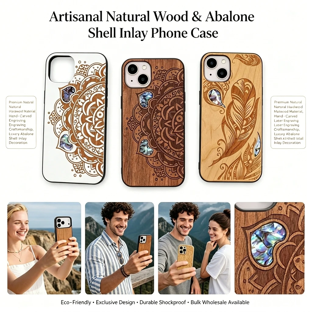 Blank Wooden Cell Phone Case Mobile Phone Accessories Mobile Phone Wood Case