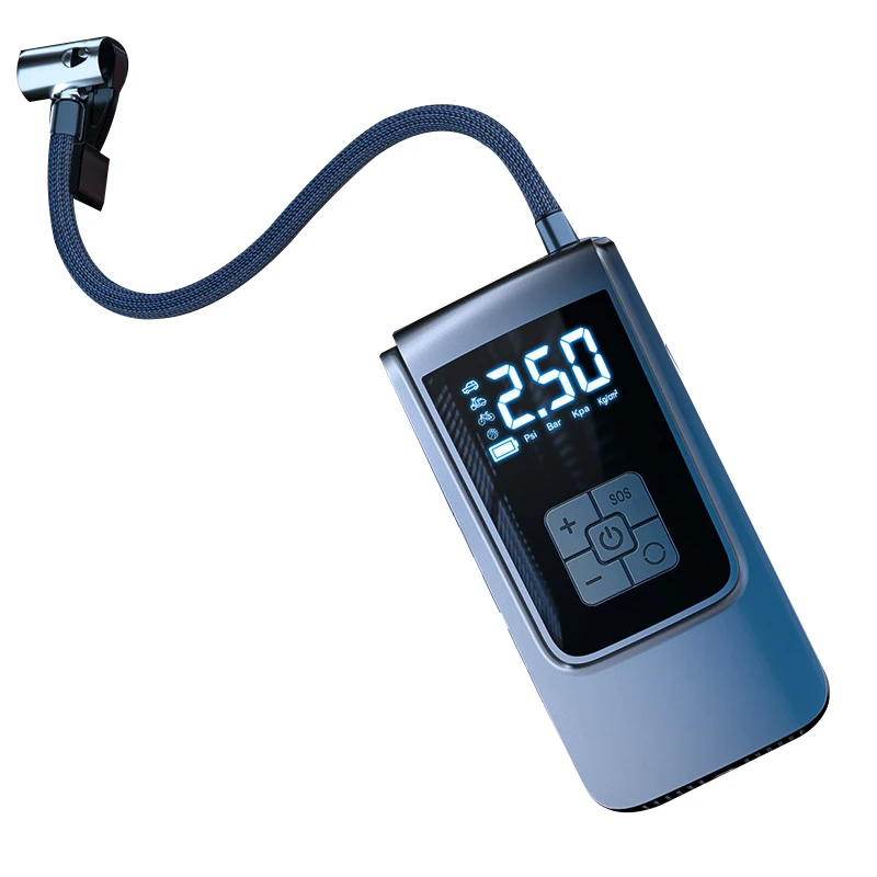 New Mini Portable Wireless Air Compressor Electric Car Tire Inflator Vehicle air Pump - view 5