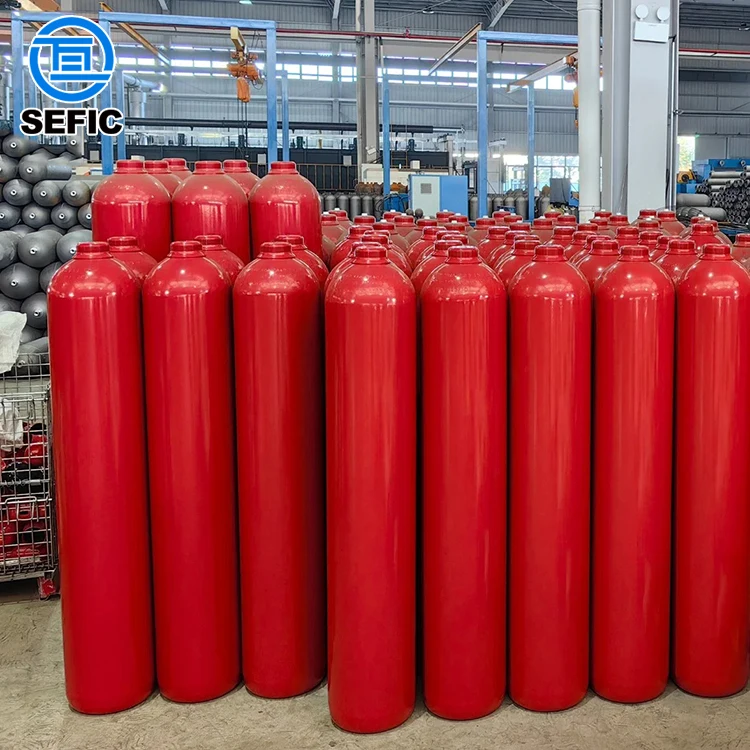 IG55, IG541 Fire Protection System 80L Fire Suppression System N2 Nitrogen Gas Cylinder Inert Gas