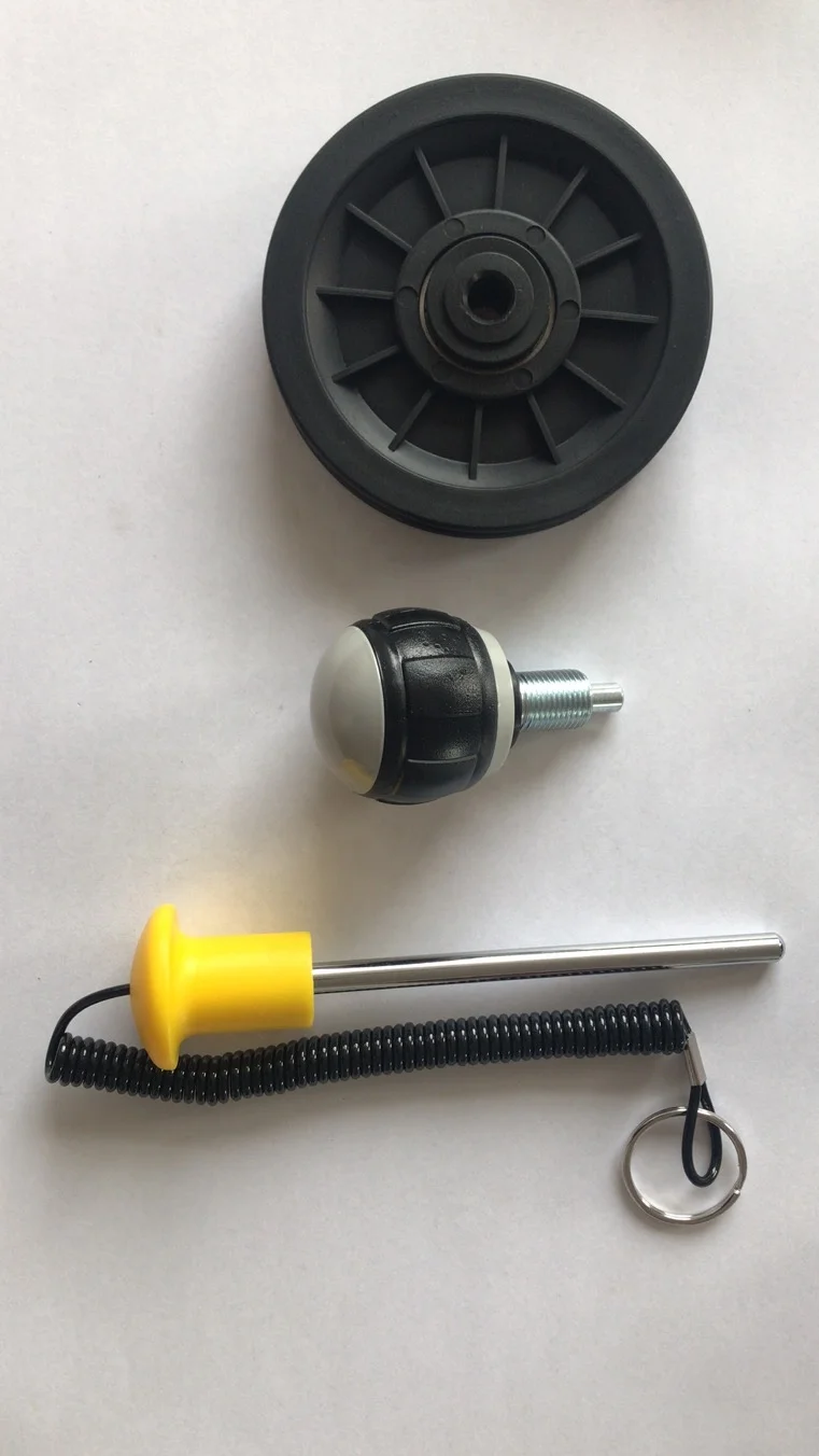 Пластиковый шарик для тренажерного зала, стальной трос, аксессуары для тренажерного зала, кабель