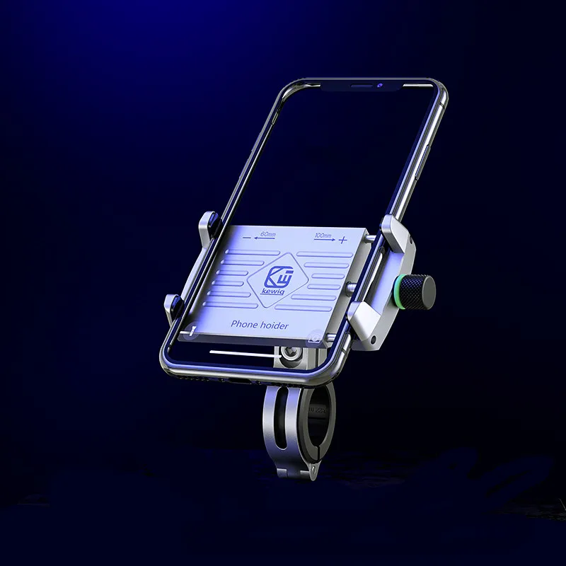 Алюминиевый держатель сотового телефона с поворотом на 360 градусов для велосипеда водонепроницаемый горного