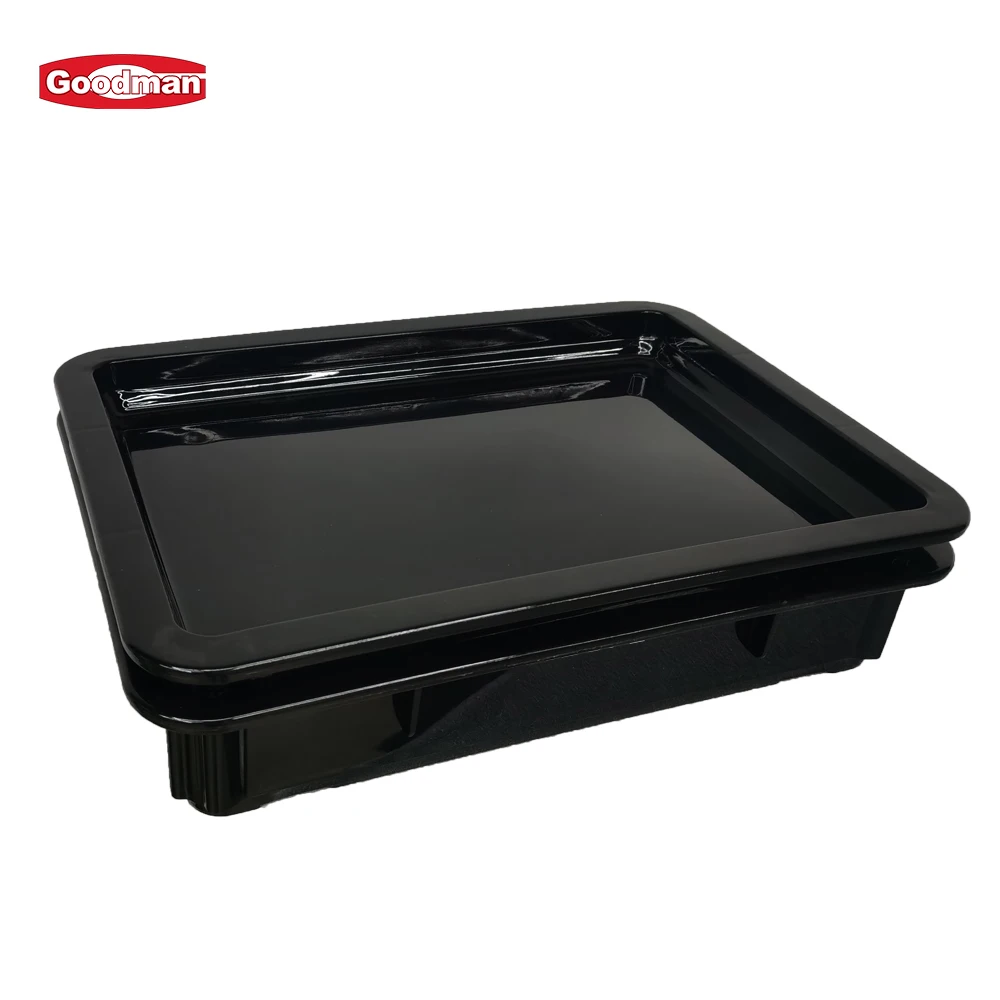 Bakeware restaurant white plastic pizza dough proofing box stackable storage pizza dough tray