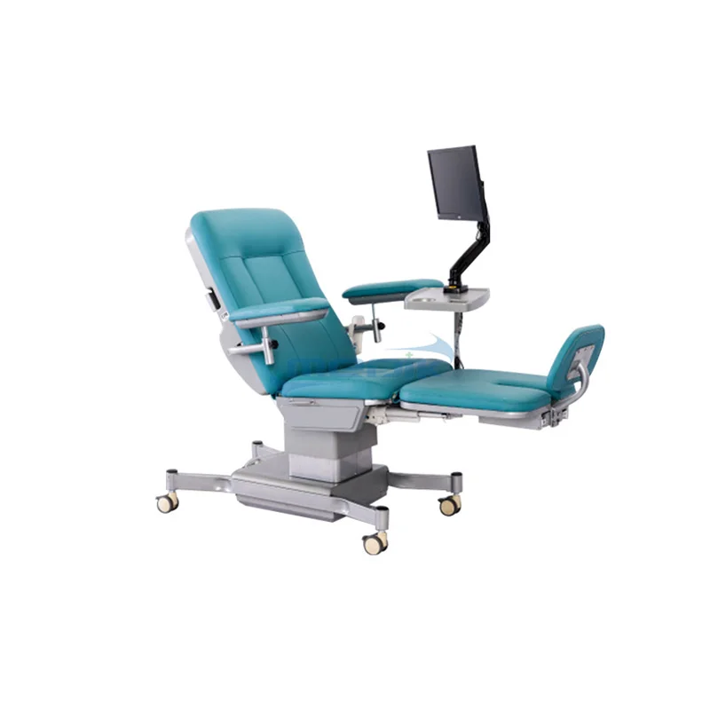 Больничное кресло для диализа крови, кресло для пожертвования крови по заводской цене, электрическое диализное кресло