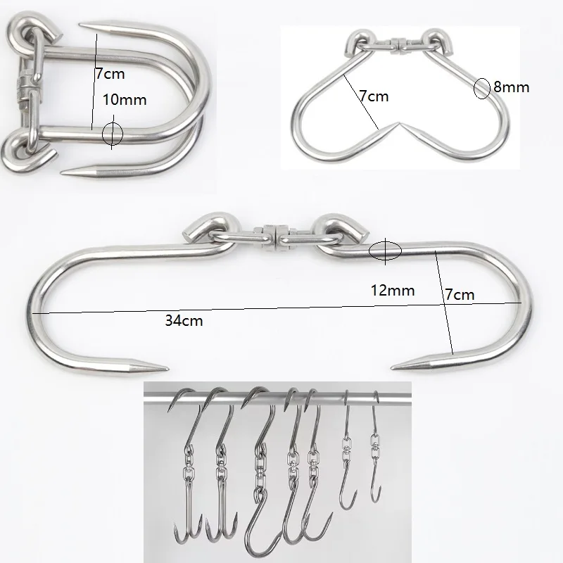 Manufacturer High-quality Stainless Steel Meat S Shaped Hooks And