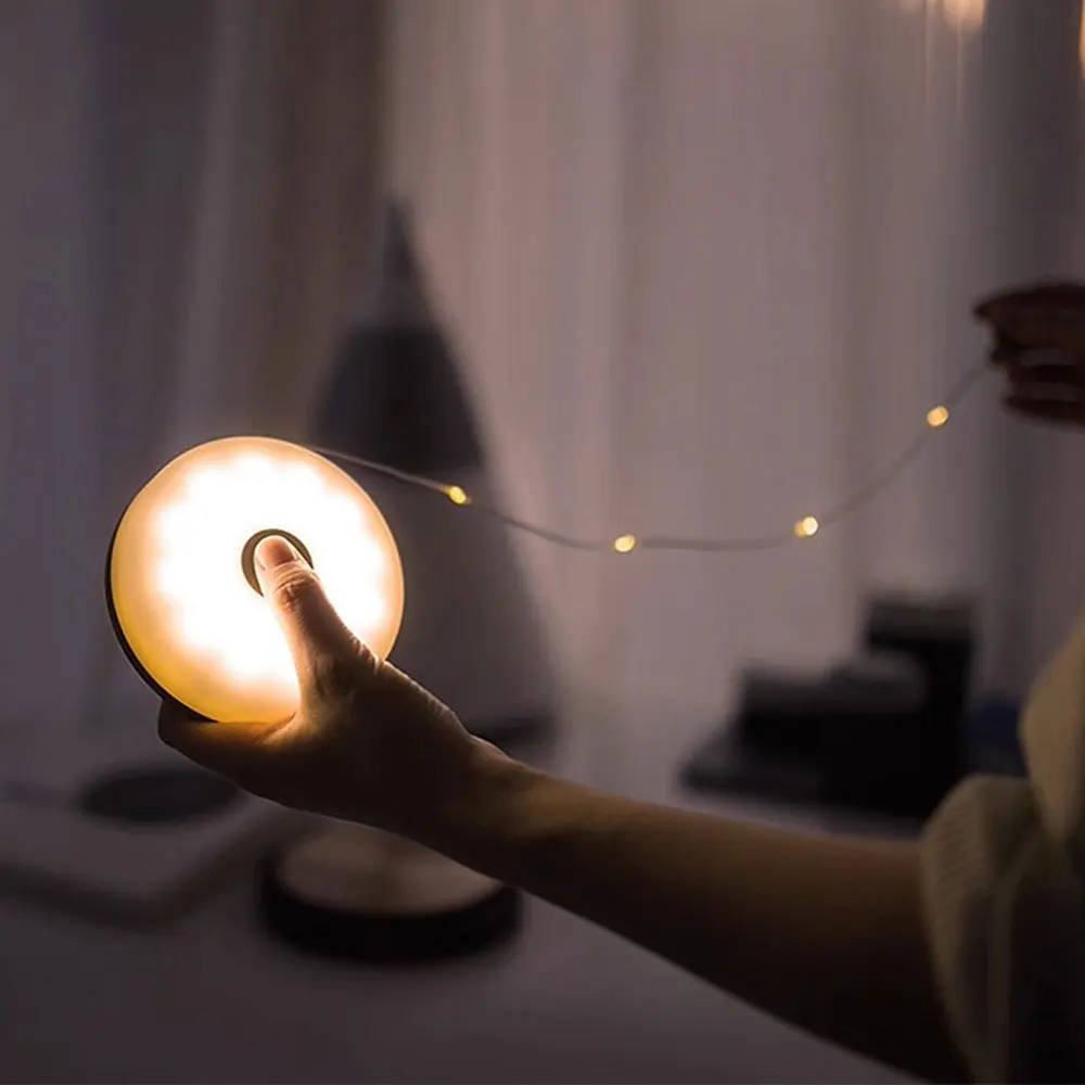 Wireless String Lights with USB Charging LED Camping Light Decoration Lights with Hook