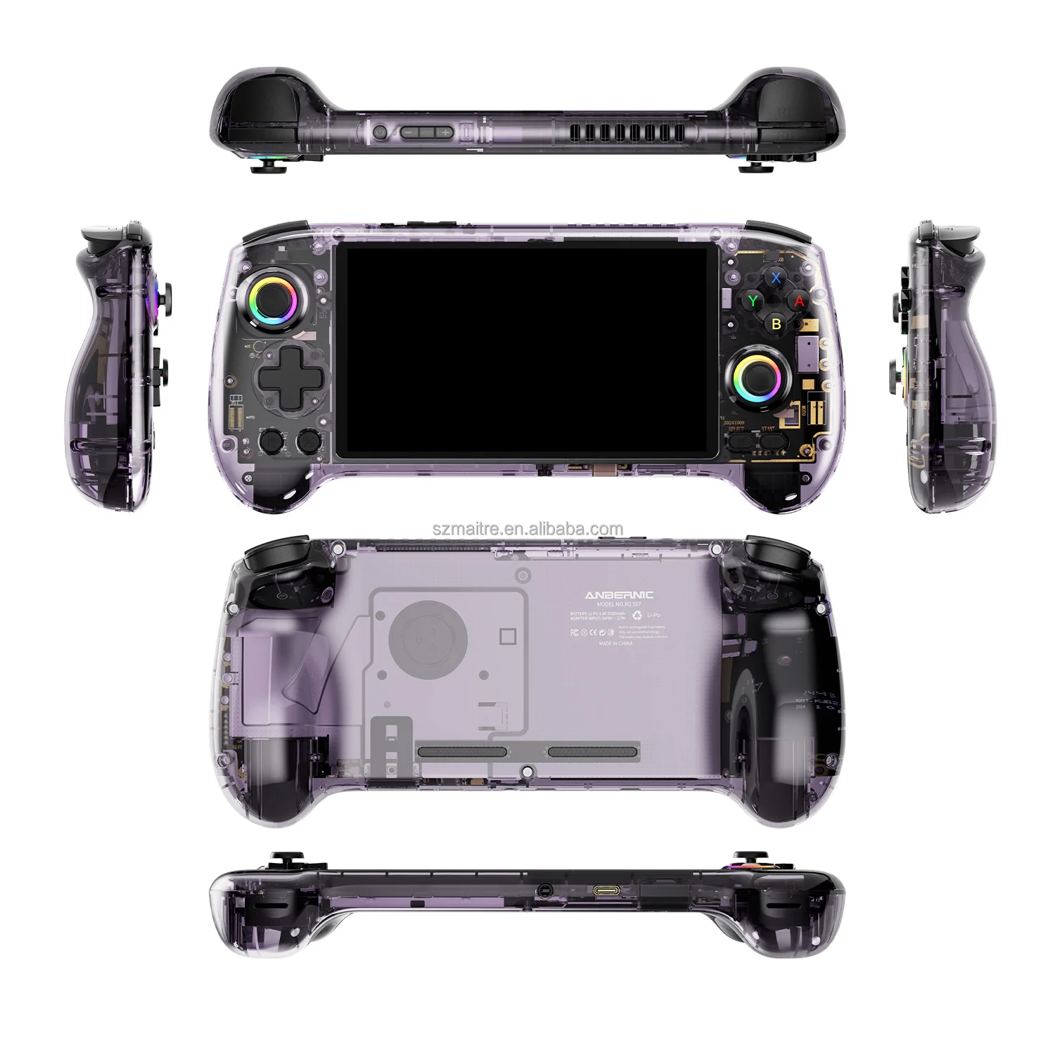Anbernic RG557 携帯型ビデオゲーム機 256GB Android 14 ゲーム機 5.48 
