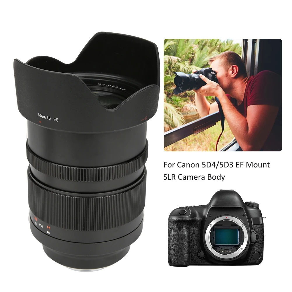 ZHONGYI 50mm Full Frame Super Large Aperture Fixed Focus