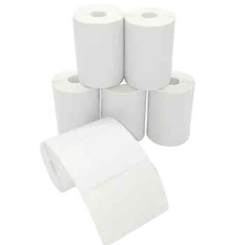 Manufacturers Wholesale Till Roll Thermal Paper High Quality Self Adhesive Direct Thermal Sticker 60*40 Thermal Labels