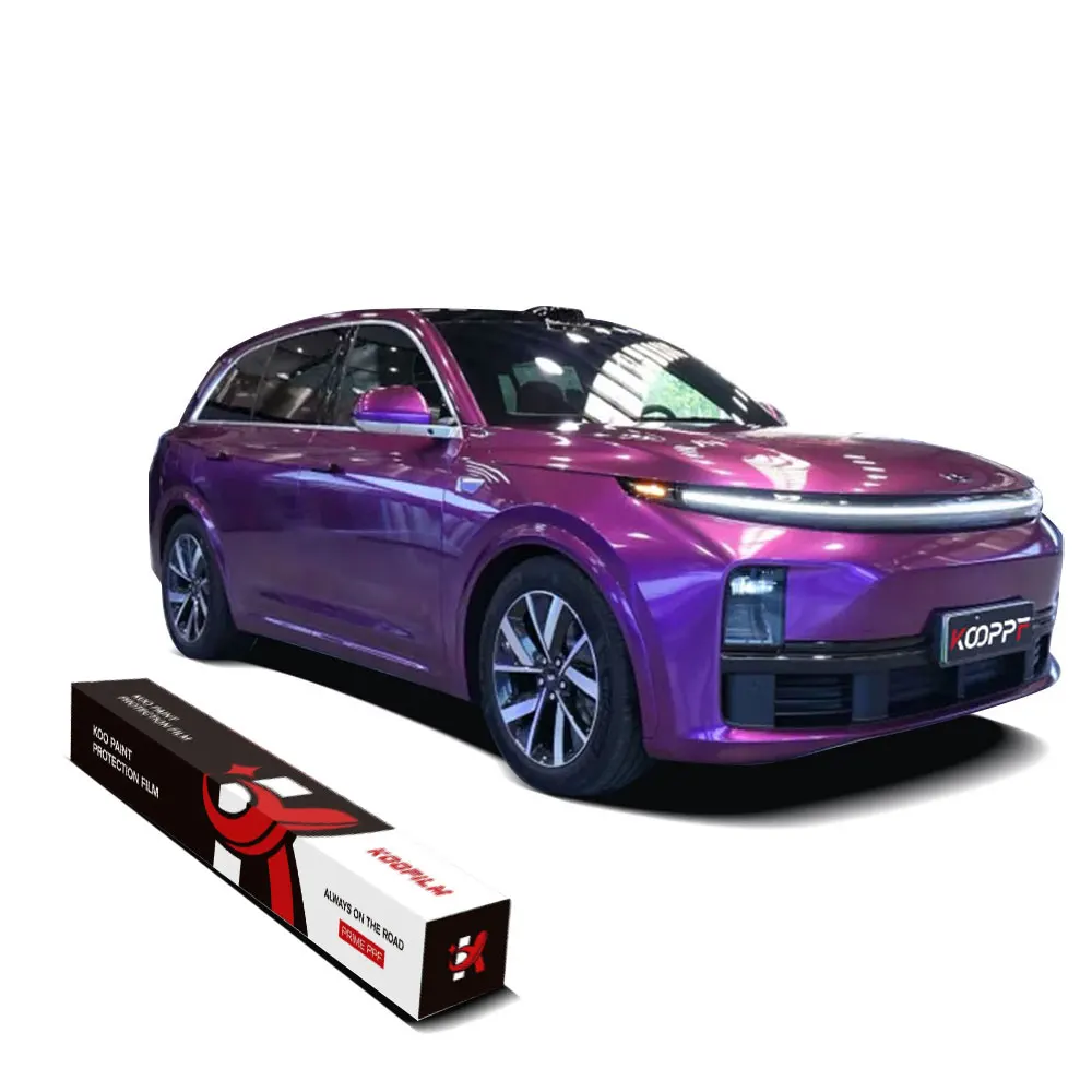 Professional Car Wrap Film Violet Light Purple Self Healing PPF Paint Protection Car Pet TPU Color