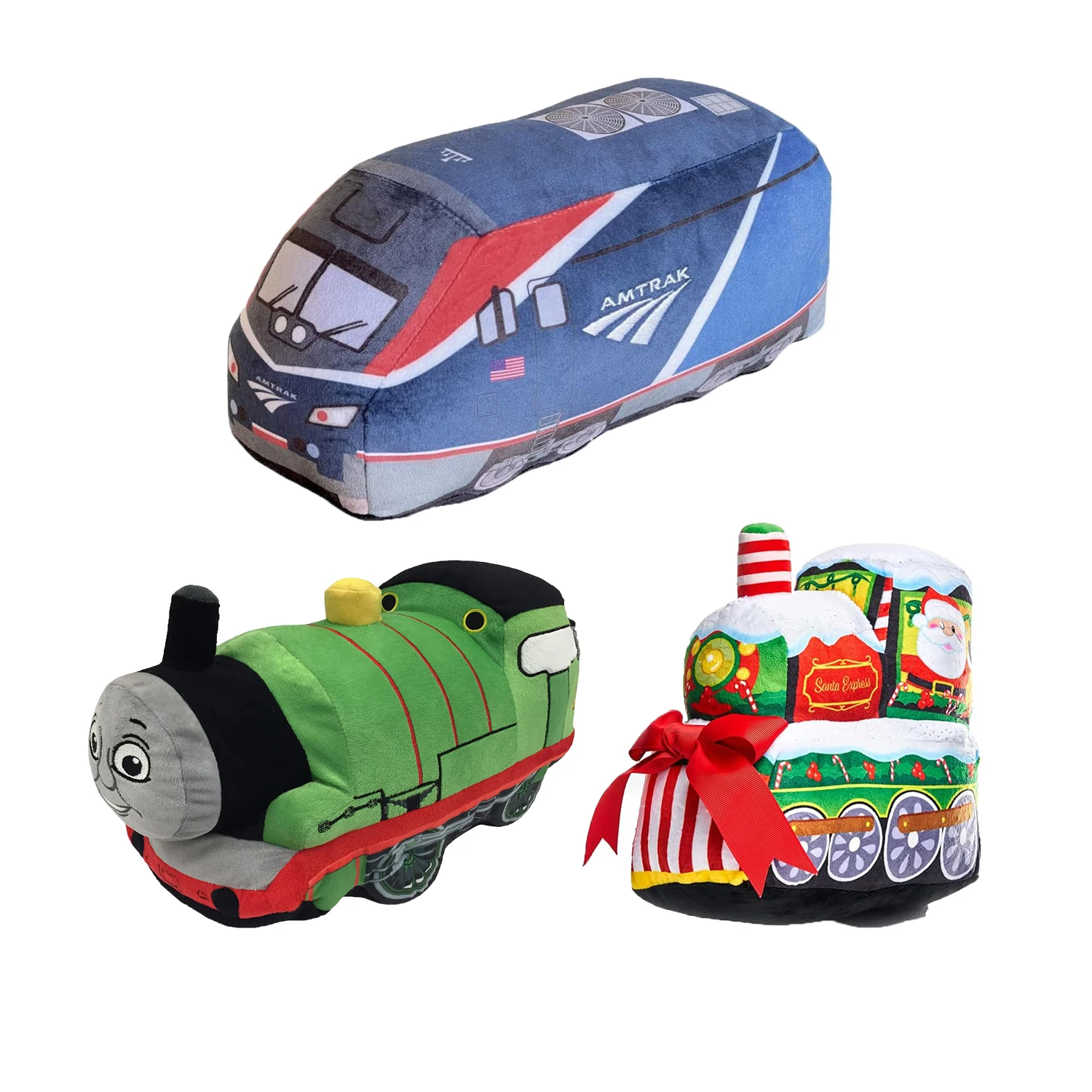 Factory Custom High Quality Locomotive Train Collector Plush Pillow Cozy  Plush Train for Kids Stuffed Choo Choo Train Baby Toy