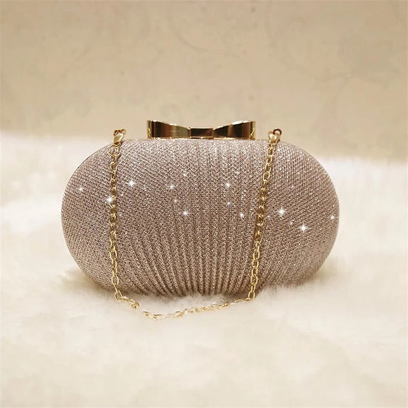 Ellipse Clutch Evening Bag Clutch Shoulder Bag for Wedding/Dating Bag