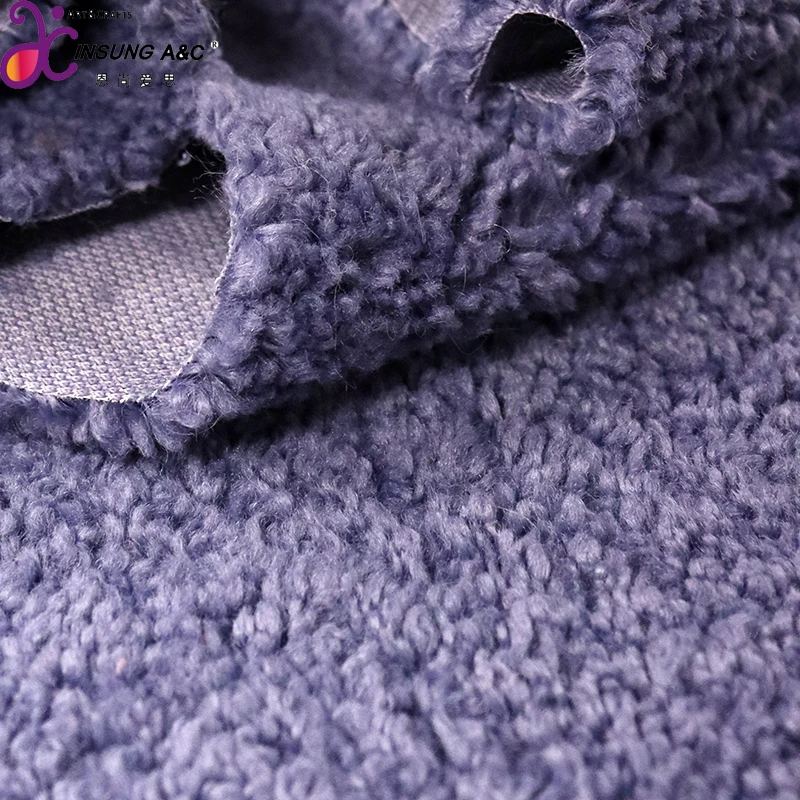 Multi Color Grain Fleece Fabric in Winter for Women Garments Warm