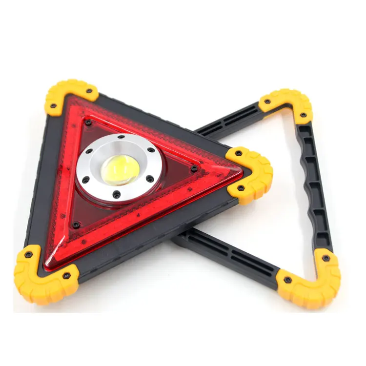 Портативный Автомобильный аварийный перезаряжаемый прожектор дорожной опасности светодиодный уличный прожектор сигнальный знак треугольный аварийный свет